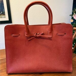 Mansur Gavriel Rich Brown Tote Bag